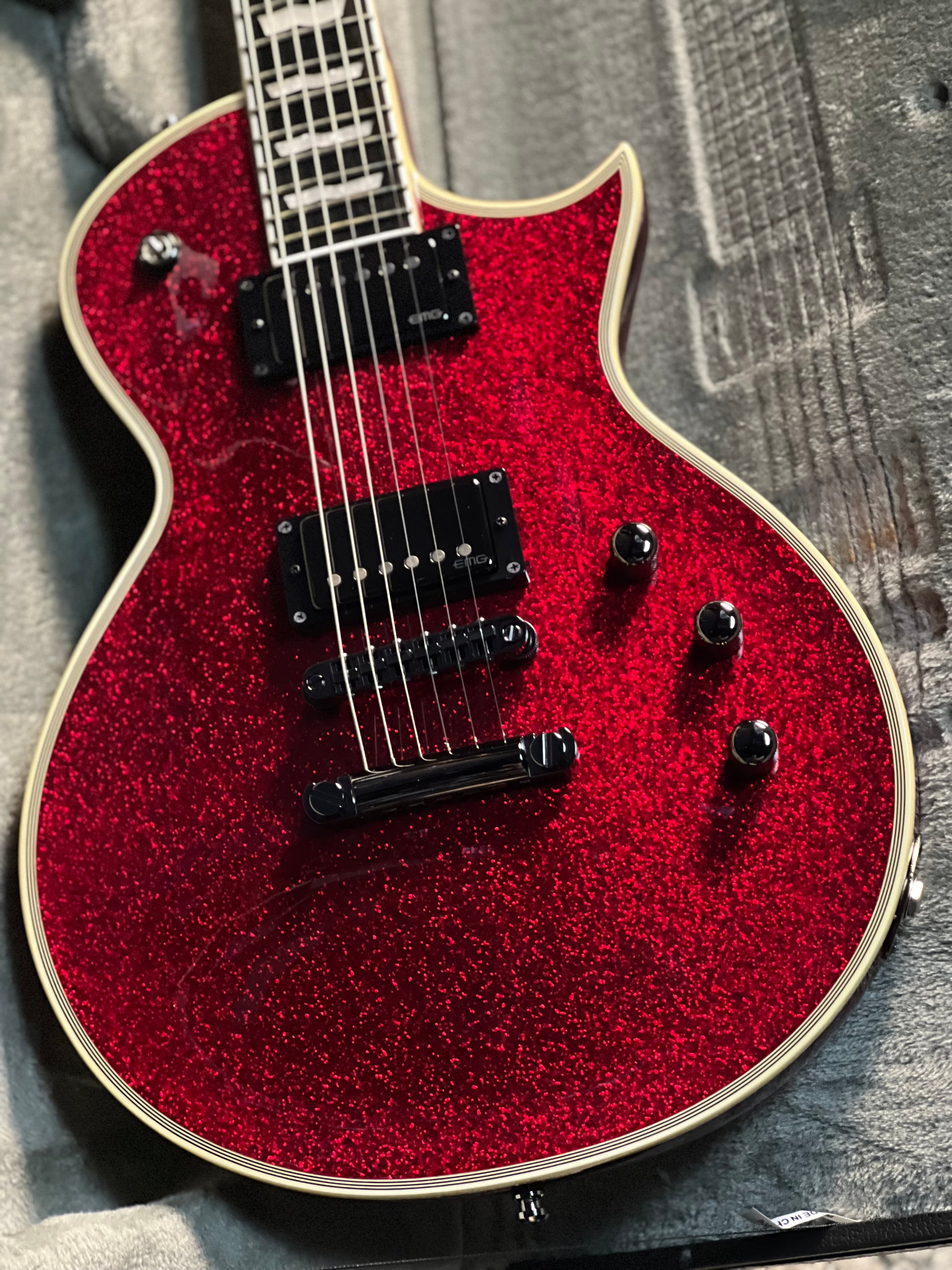 ESP E-II Eclipse in Red Sparkle ES8413183 – nafiriguitar.com