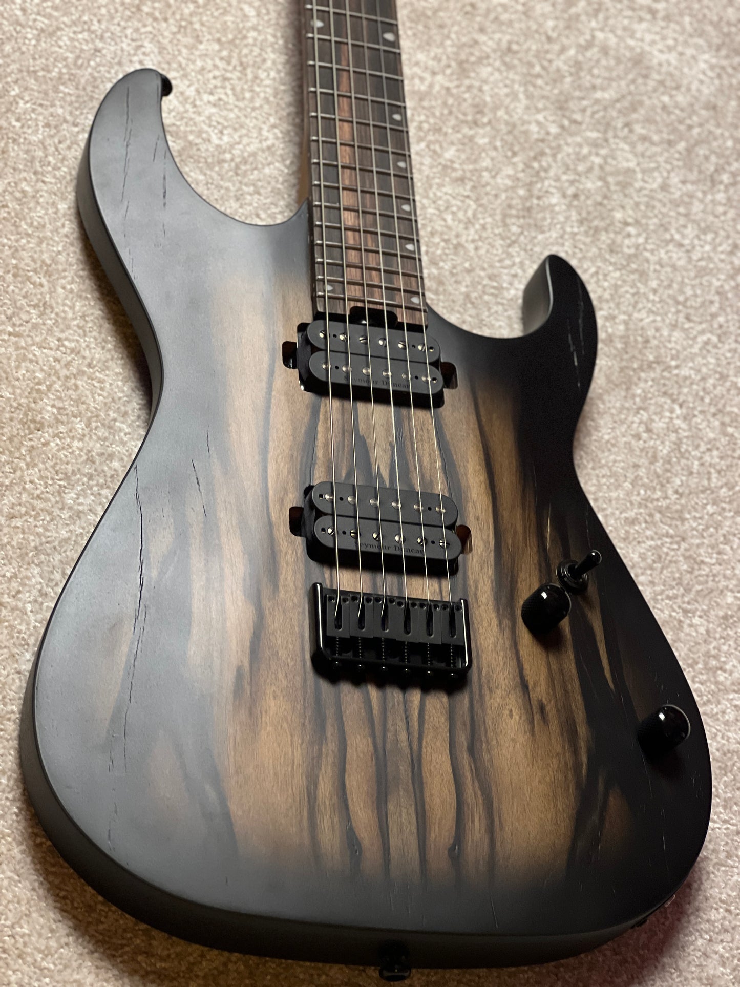 Cort KX500 Pale Moon in Natural Black Burst