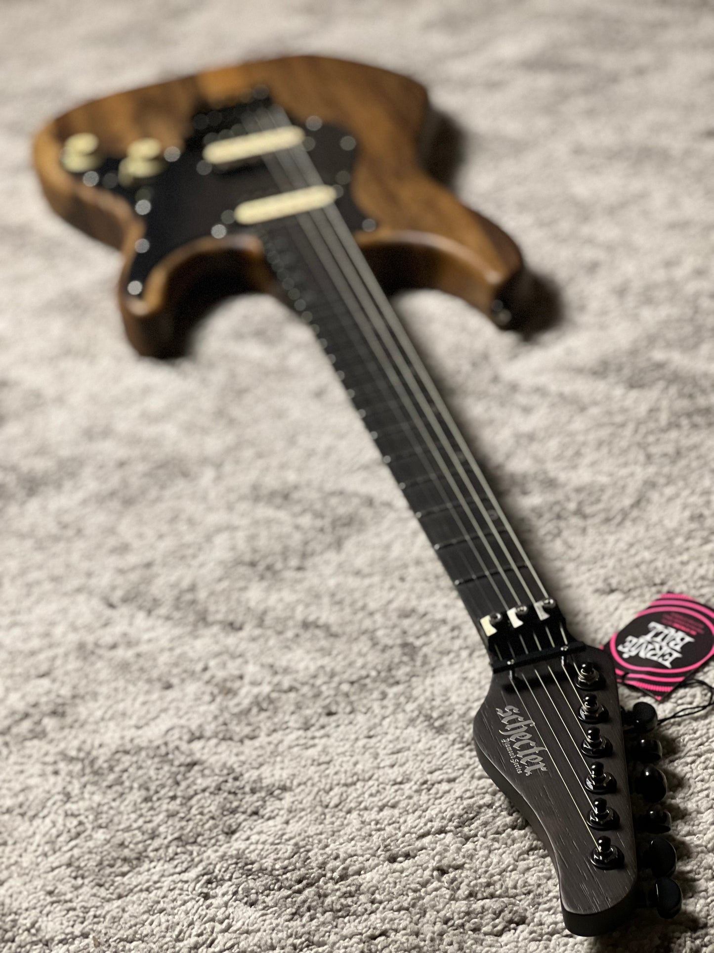 Schecter Sun Valley Super Shredder Exotic in Black Limba W26010855