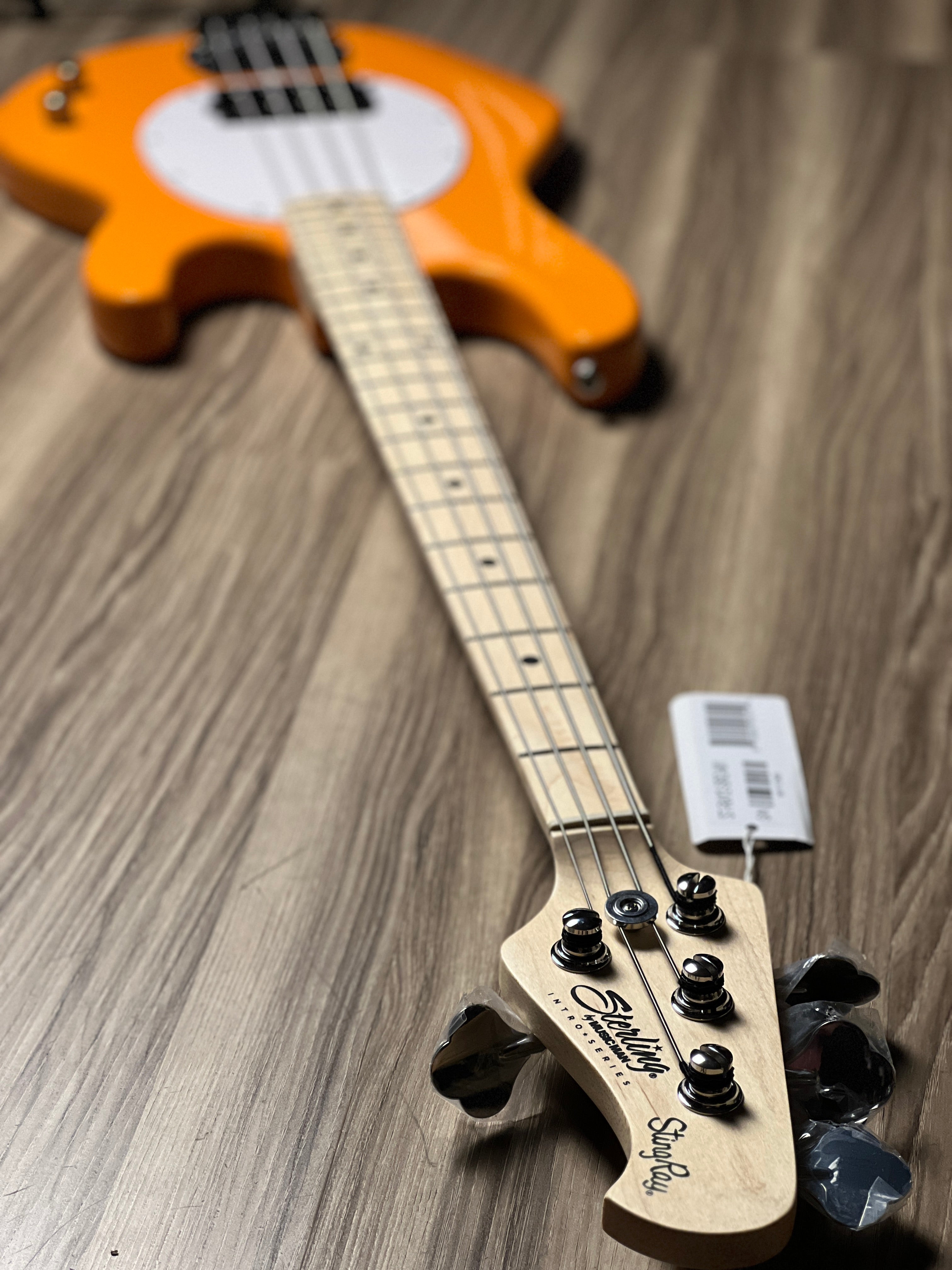 Sterling By Music Man StingRay RAY2 with Maple FB in Sunrise