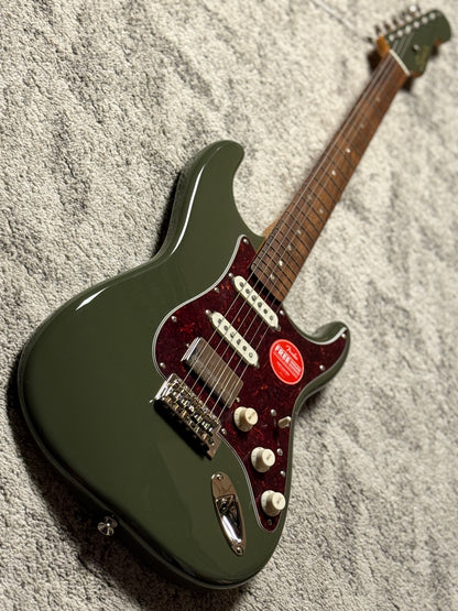 Squier FSR Classic Vibe 60s Stratocaster HSS with Laurel FB in Olive Metallic