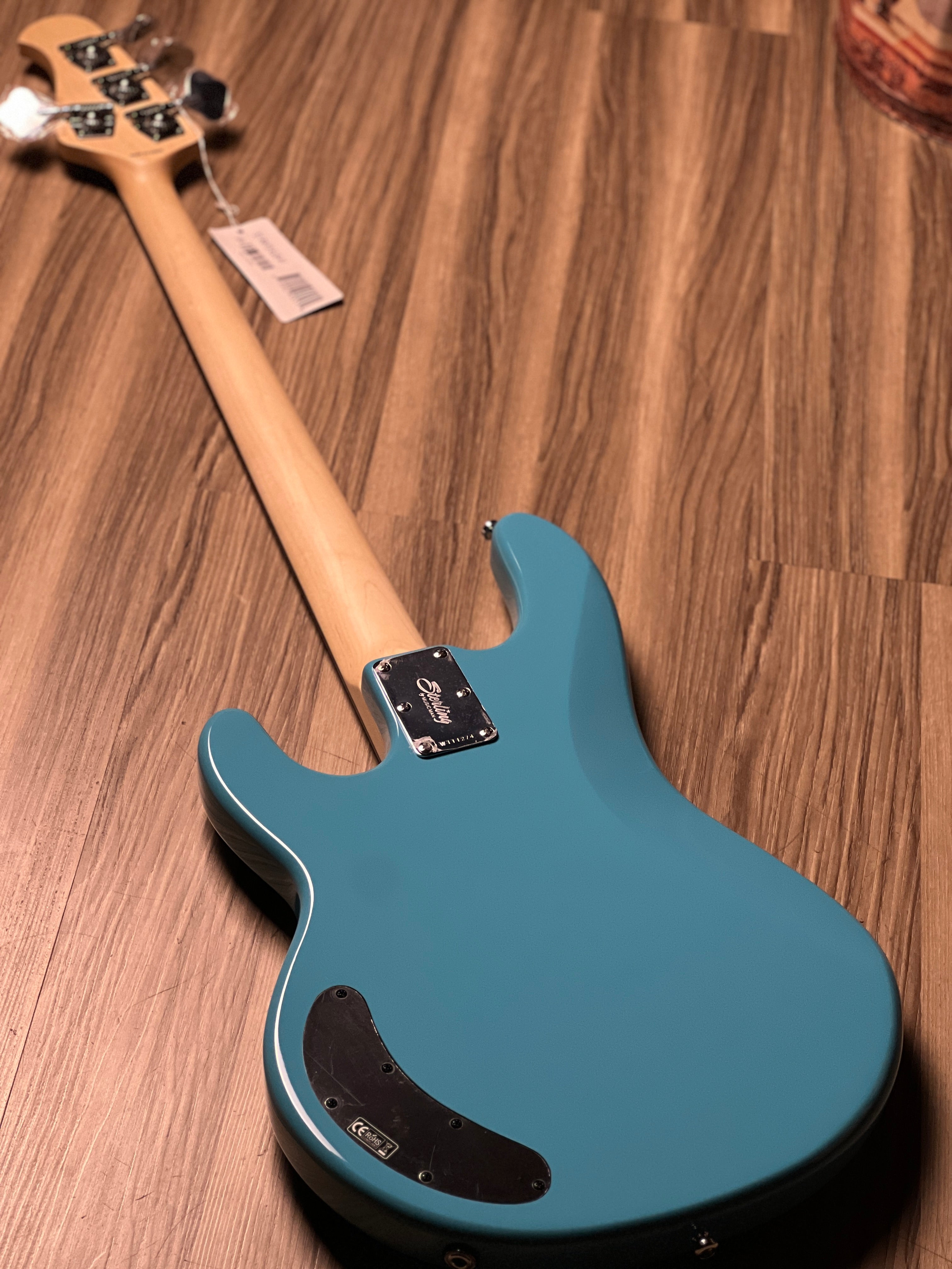 Sterling By Music Man StingRay RAY2 with Amaranth FB in Electric