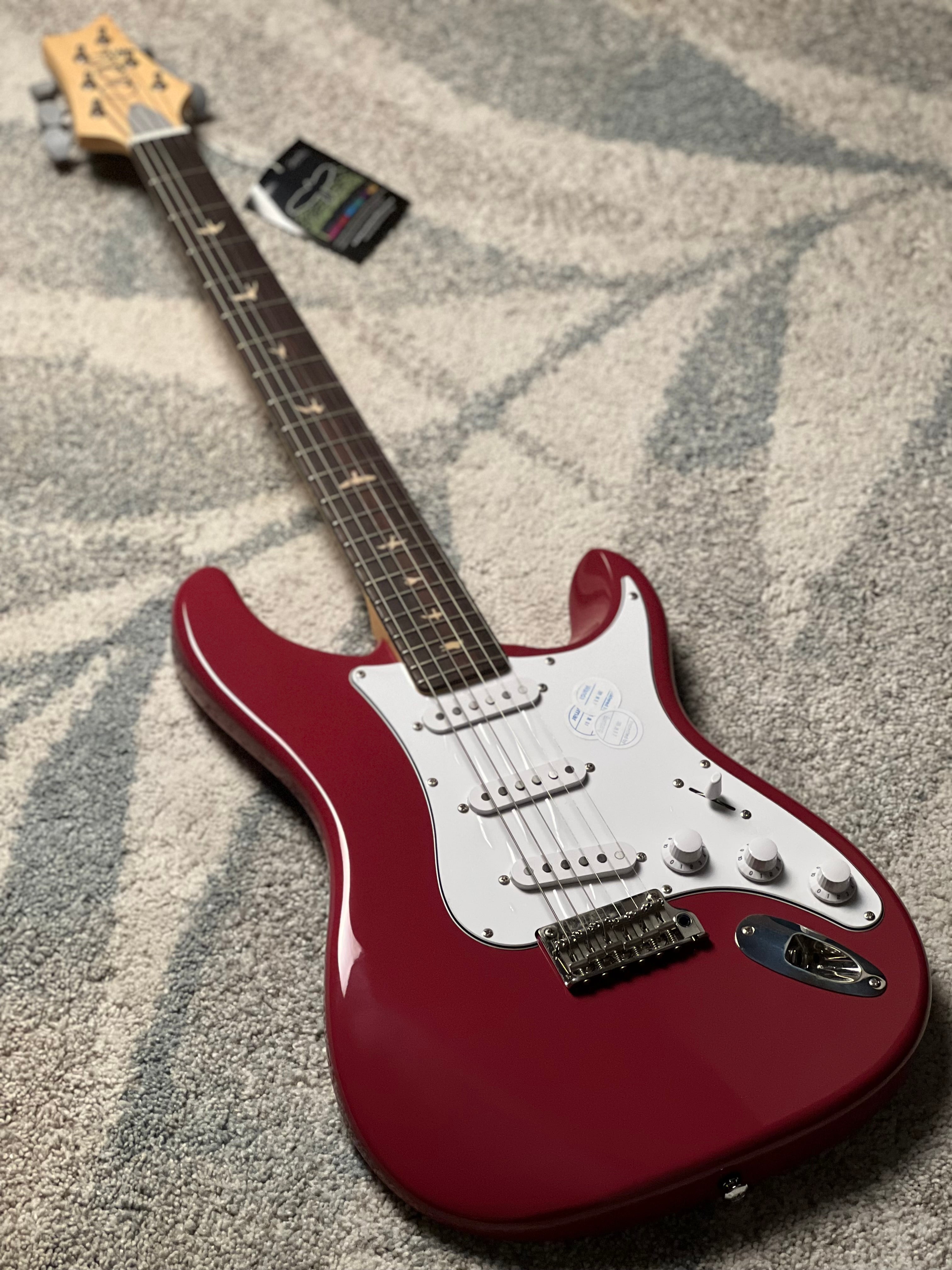 PRS SE John Mayer Silversky w/ Rosewood FB in Derby Red