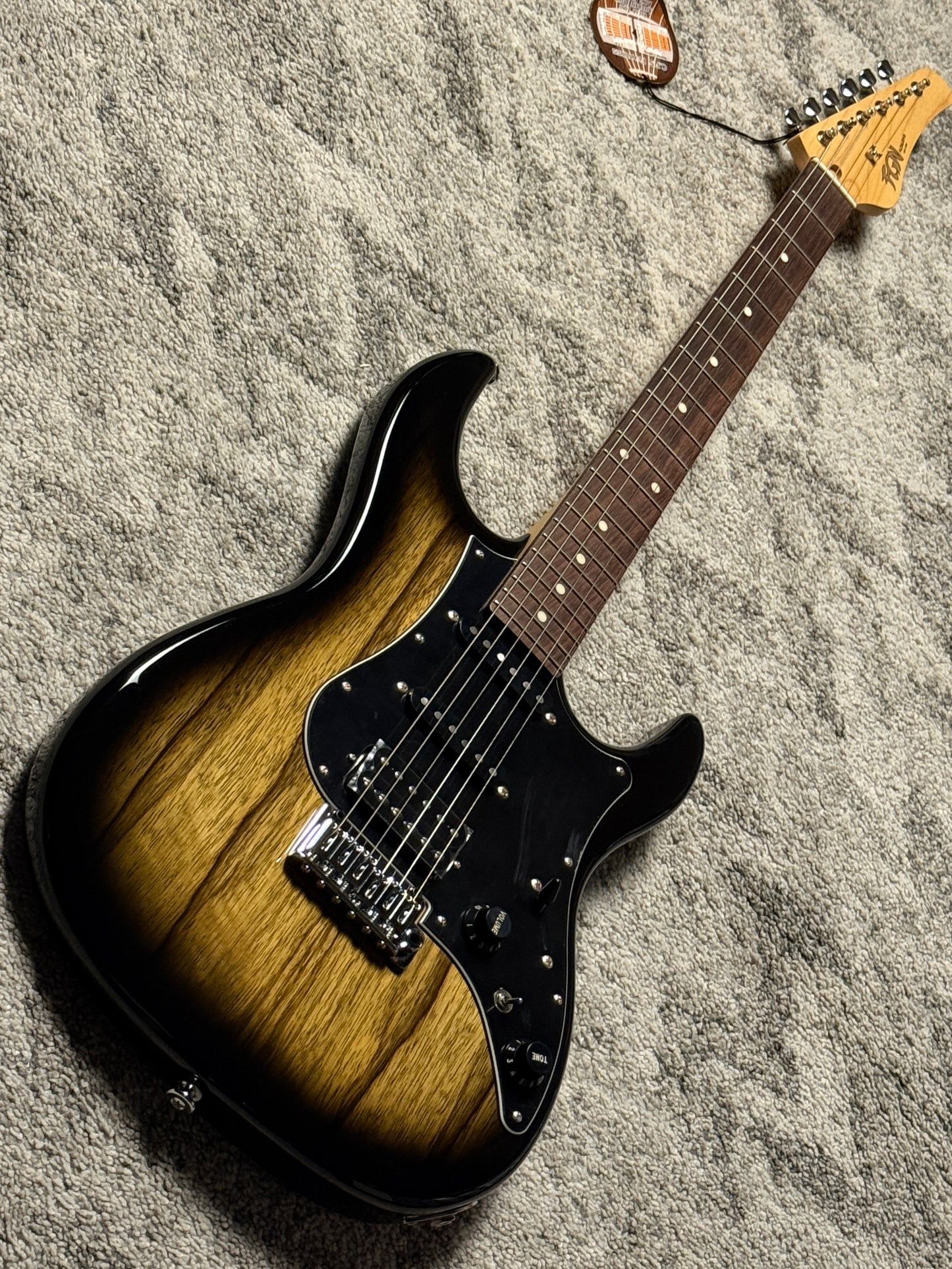 Fujigen FGN Odssey Series J Standard JOS2-TD-EW1-R/DMT in Dark Mocha Burst F230214