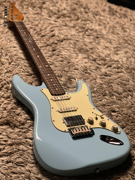 SQOE SEST700 HSS Roasted Maple Series in Sonic Blue