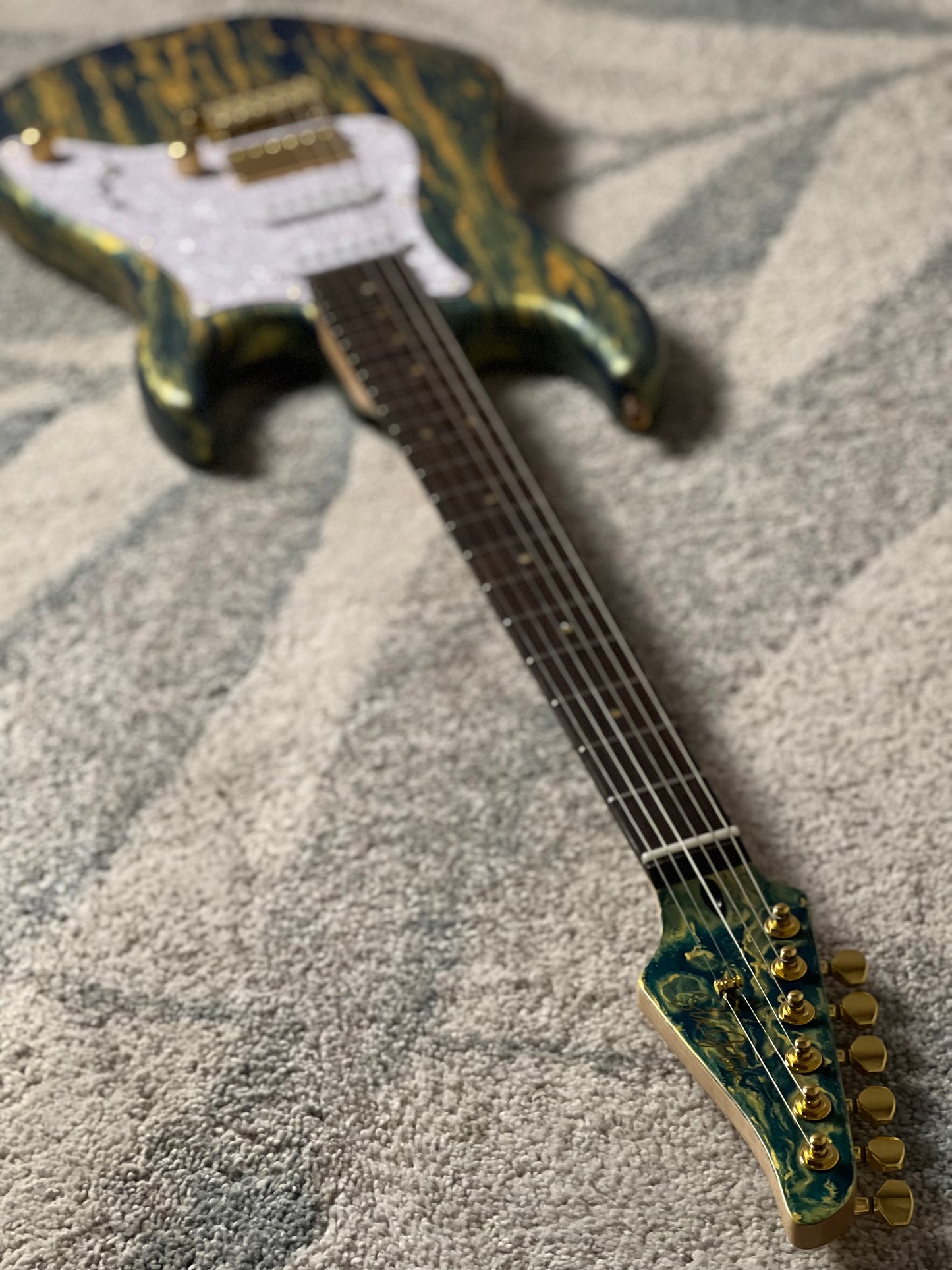 SLX X Dhatarattha Custom DST in Malibu Shmear with Rosewood FB