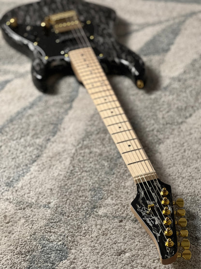 SLX X Dhatarattha Custom DST in Black Shmear with Maple FB