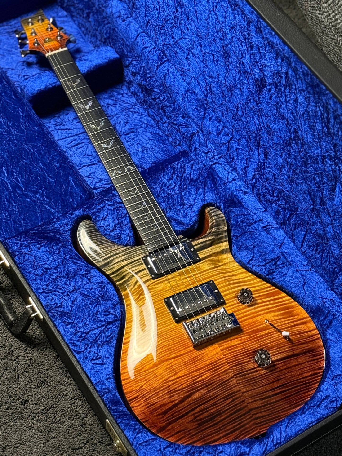 SLX Imperial 24 HH with 5A Solid Flame Top and Back in Galaxy Fade