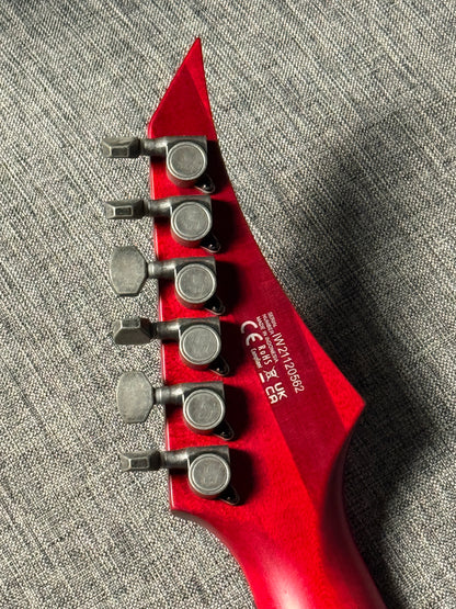 Solar Guitars A2.6 Canibalismo+ in Blood Red Open Pore with Blood Splatter IW21120562