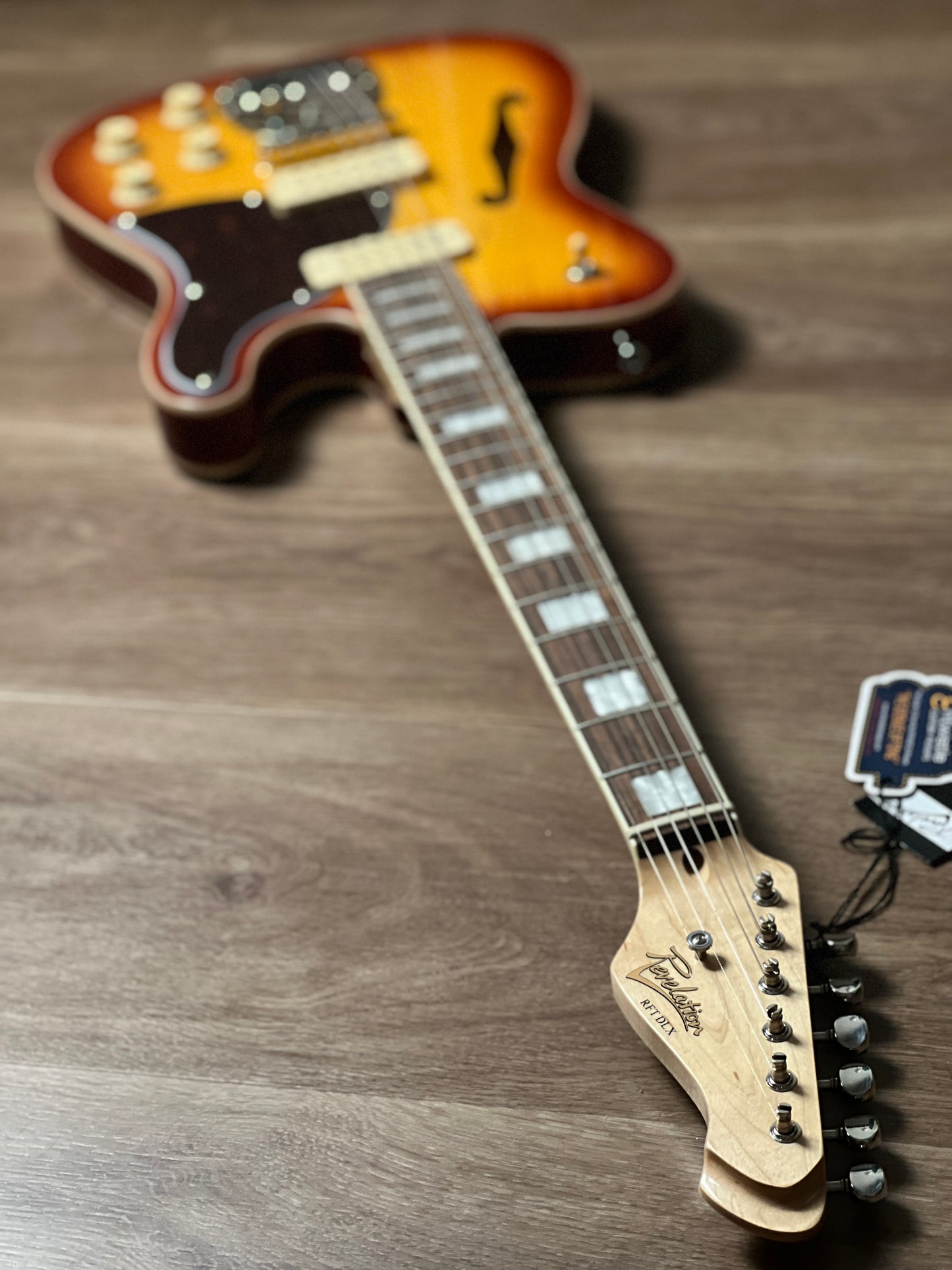 Revelation RFT DLX HB Thinline in Honey Burst