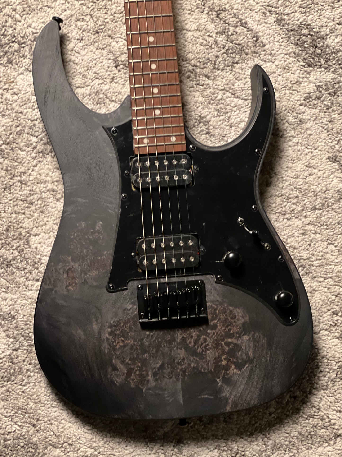 Ibanez RGR431PB-CGF Electric Guitar in Charcoal Gray Flat