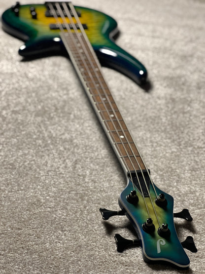 Jackson X Series Spectra Bass SBX QM IV with Laurel FB in Amber Blue Burst (USED)