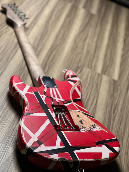 SLX Hawk Antique 5150 Eddie Van Halen Frankenstrat Tribute