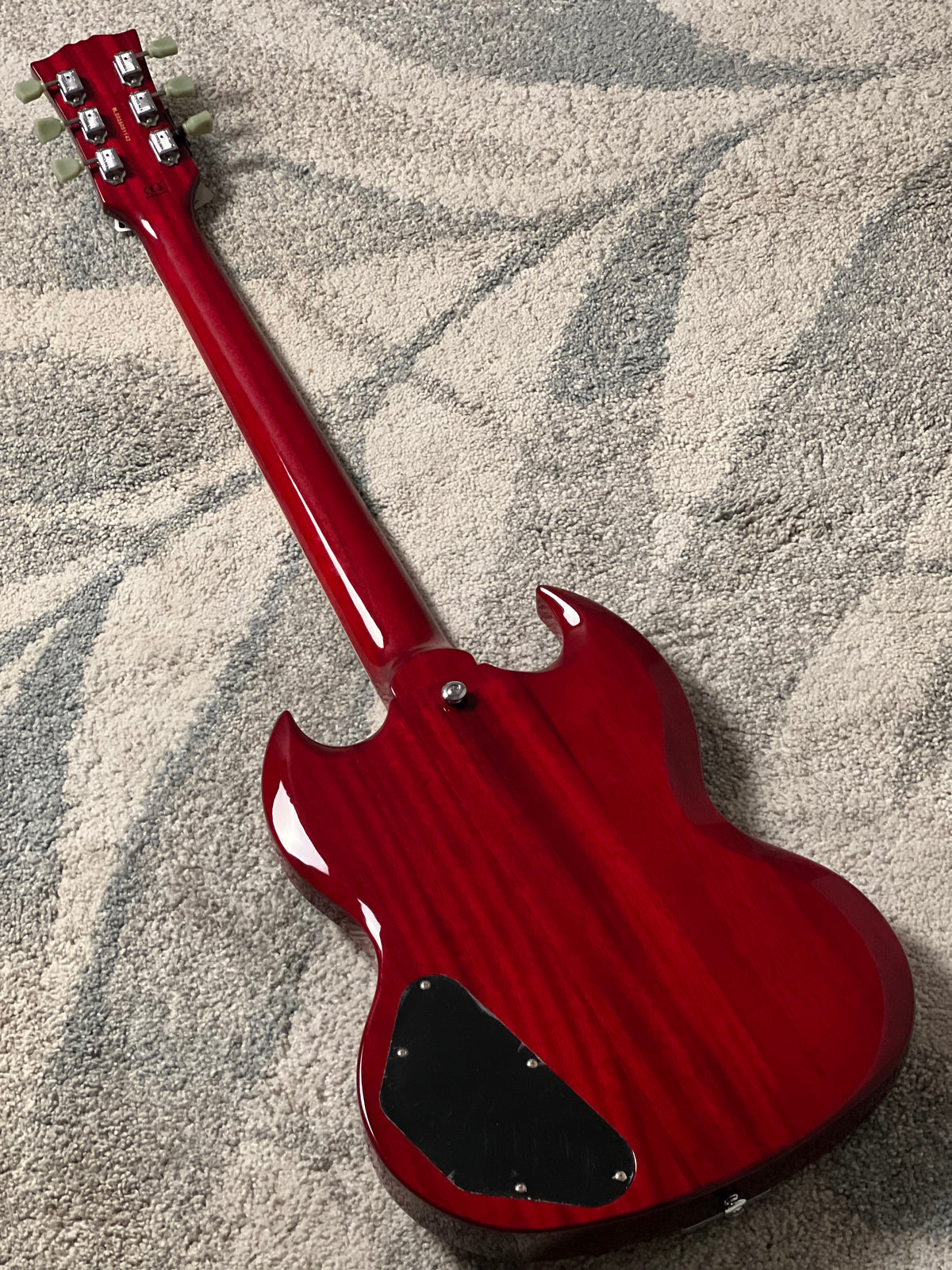 Soloking SG60 Vibrola MKII in Transparent Red Cherry JESCAR (Altered Headstock)