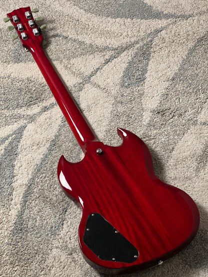 Soloking SG60 Vibrola MKII in Transparent Red Cherry JESCAR (Altered Headstock)
