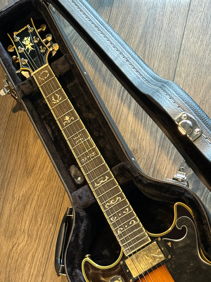 Ibanez AR Series AR725 in Violin Sunburst with Hardshell case