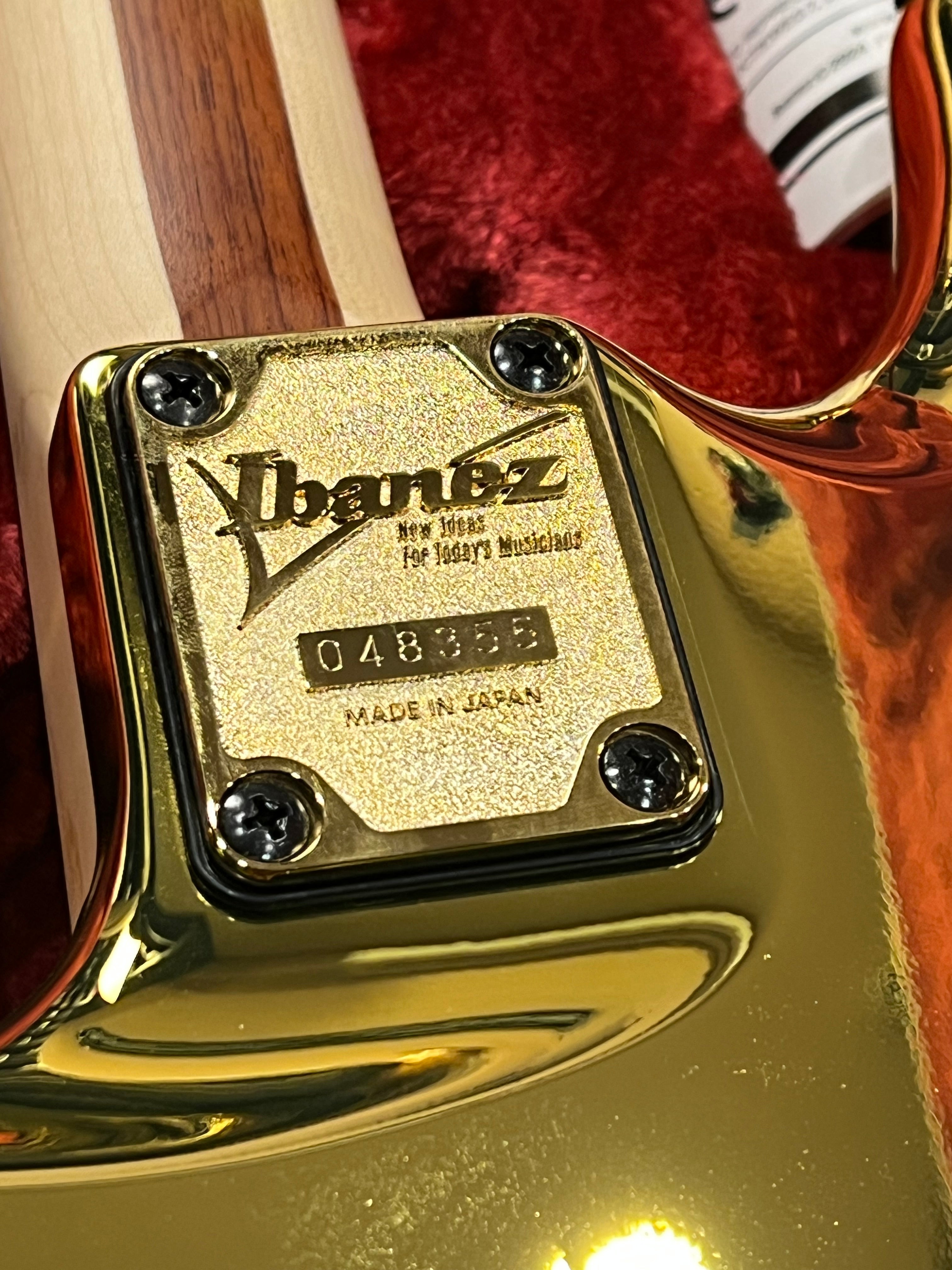 Ibanez JS1GD Joe Satriani Signature in Gold Boy with Case Limited