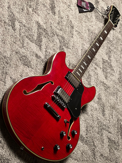 Sire Larry Carlton H7 Semi-hollow in See Through Red