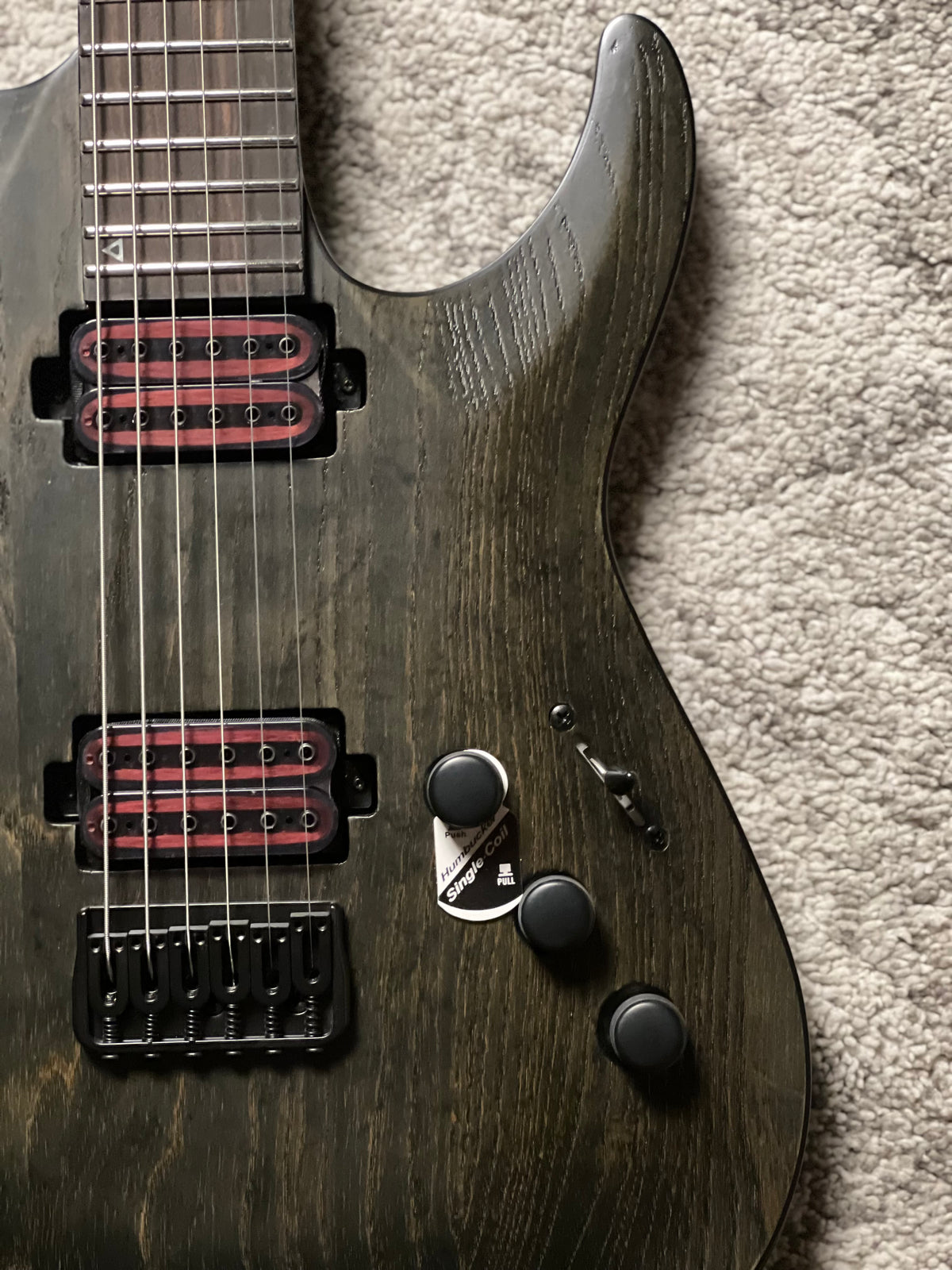 Schecter C-1 EX Apocalypse in Rust Grey