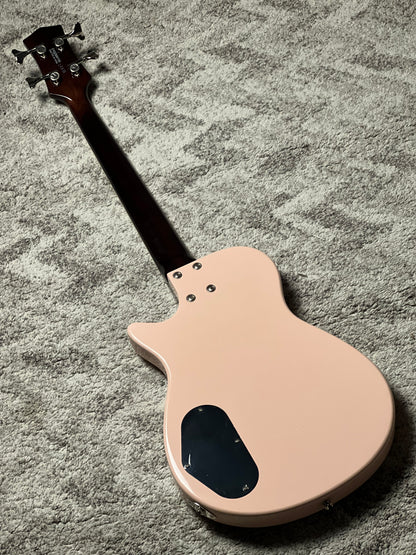 Gretsch Streamliner Jet Club Bass Single-Cut with Laurel FB in Shell Pink