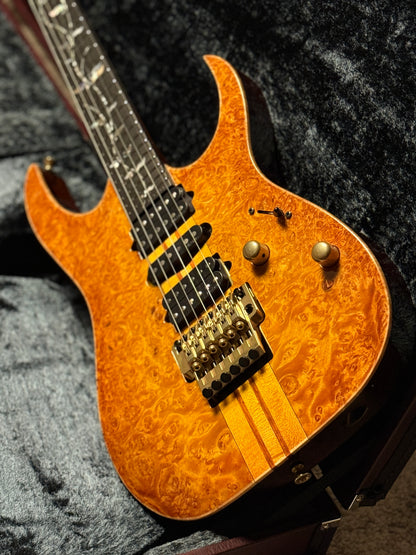 Ibanez Japan Custom Shop Visions IV1RG with Ebony FB in Amber I25306