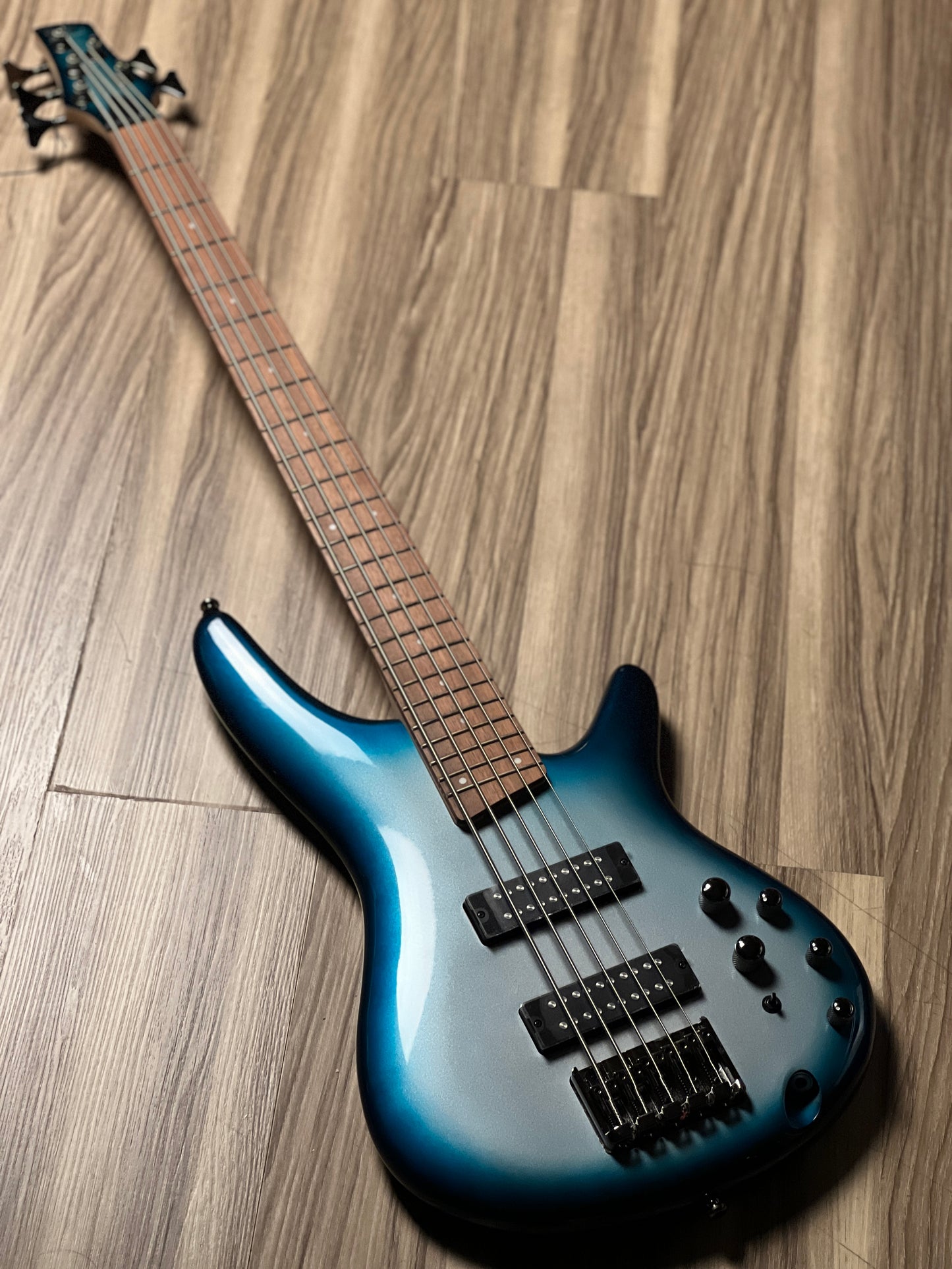 Ibanez SR305E-DOT 5-String Guitar in Deep Ocean Metallic