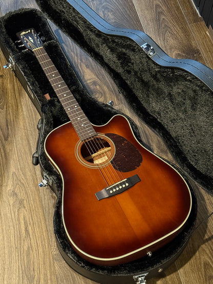 MOD Case Hollowbody and Acoustic Guitar Wooden Case in Black (Fit for Gretsch / Epiphone / Etc)