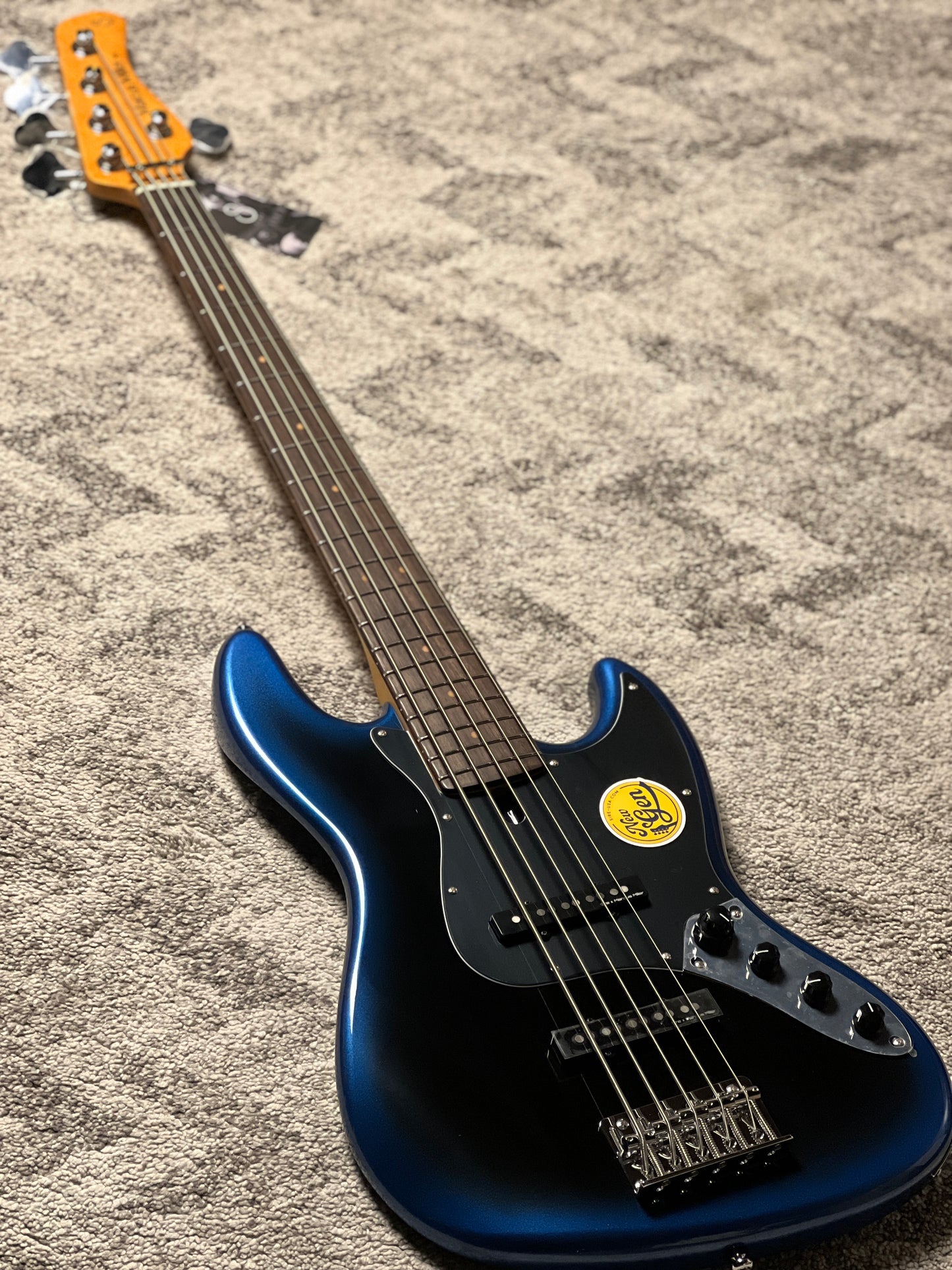 Sire Marcus Miller V3-5 New Gen Electric Bass Guitar in Midnight Blueburst