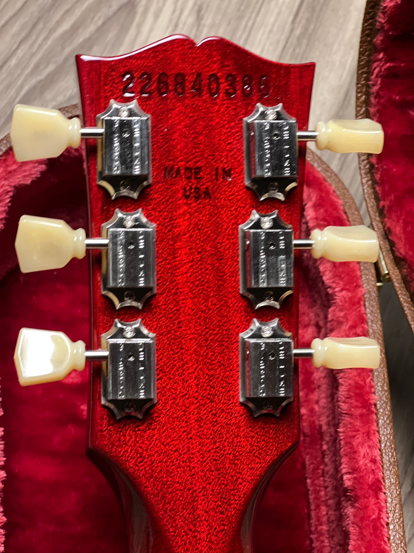 Gibson Les Paul Standard Mary Ford in Gold Top Cherry Back w/Case 226840386