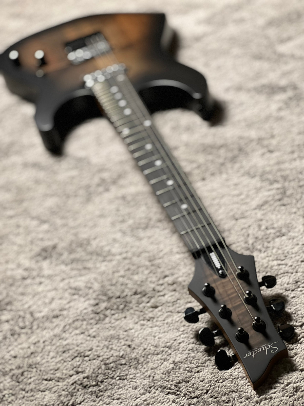 Schecter C-1 Standard Plus in Ember Burst