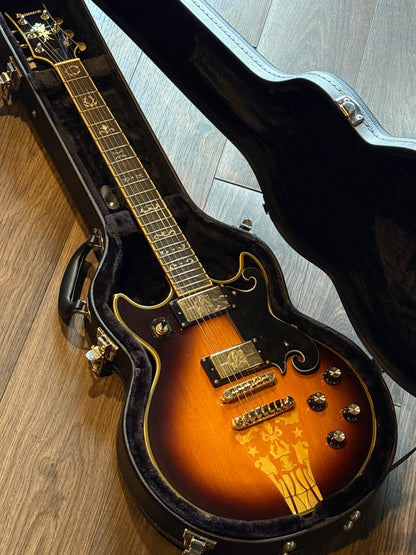 Ibanez AR Series AR725 in Violin Sunburst with Hardshell case