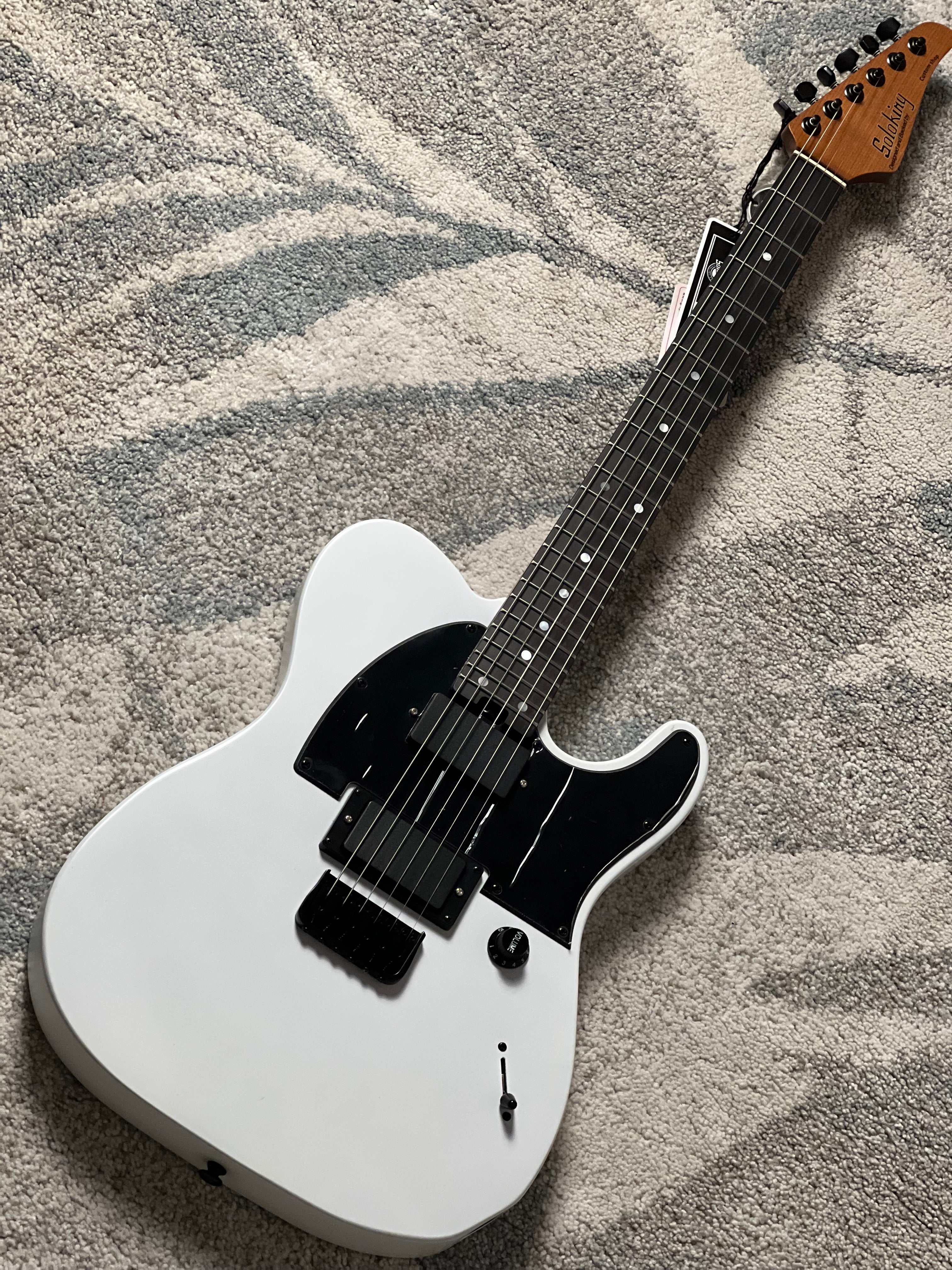 Soloking MT-1 Deluxe HH 24 in Satin White Matte Nafiri Special Run