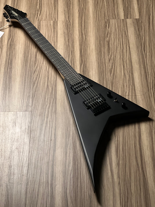 Jackson JS Series Rhoads JS22-7 RR HT 7-String Amaranth FB In Satin Black