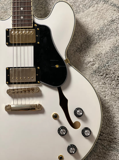 Soloking SH-335 Heritage in Alpine White with Gold Hardware