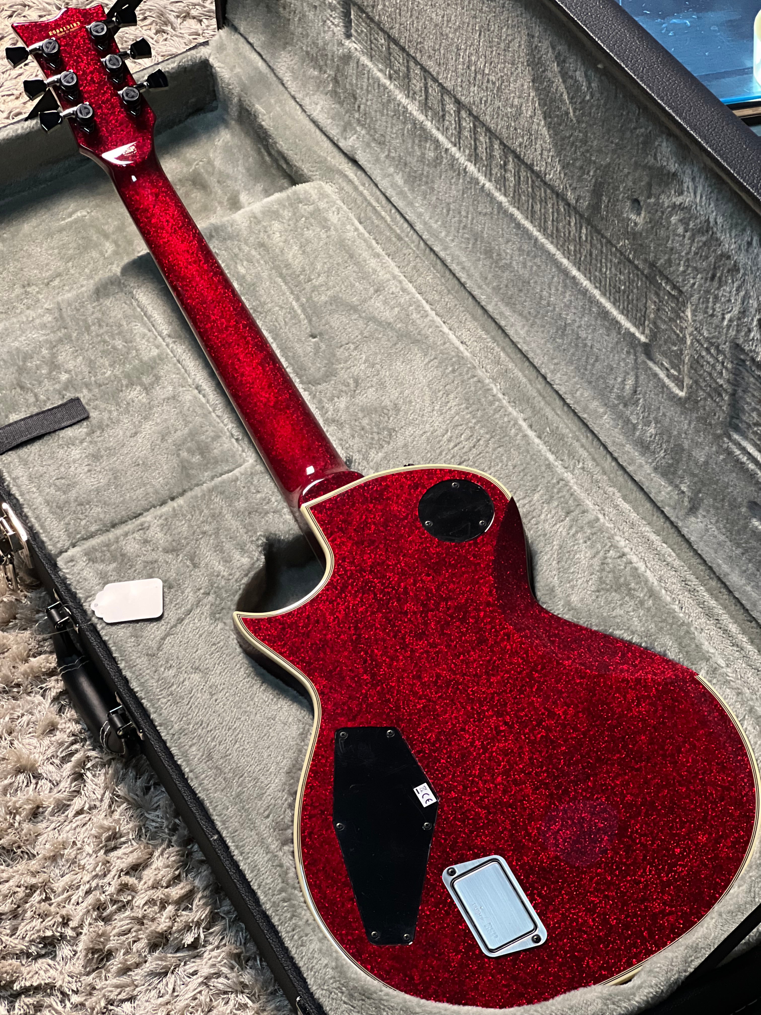 ESP E-II Eclipse in Red Sparkle ES8413183 – nafiriguitar.com