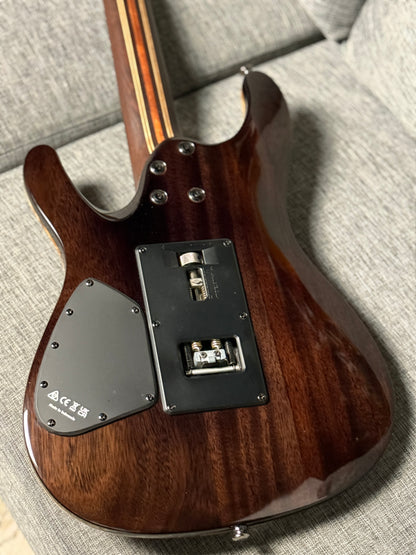 Ibanez Premium S1070PBZ in Charcoal Black Burst 250812461 (USED)