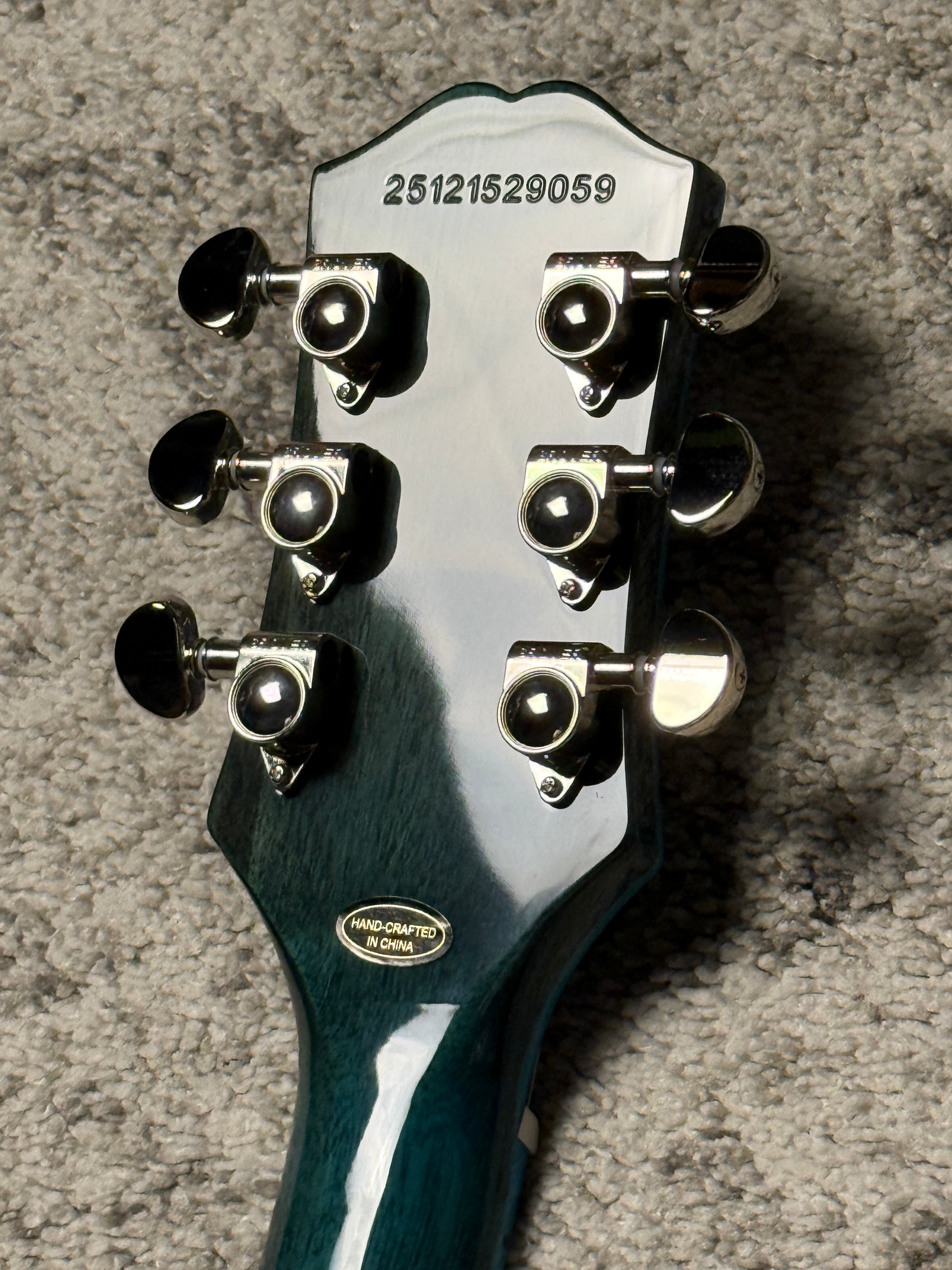 Epiphone Les Paul Custom Widow in Indigo Burst – nafiriguitar.com