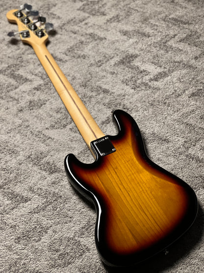 กีต้าร์ Fender Japan Hybrid II Jazz Bass V พร้อม RW FB สี Sunburst 3 สี
