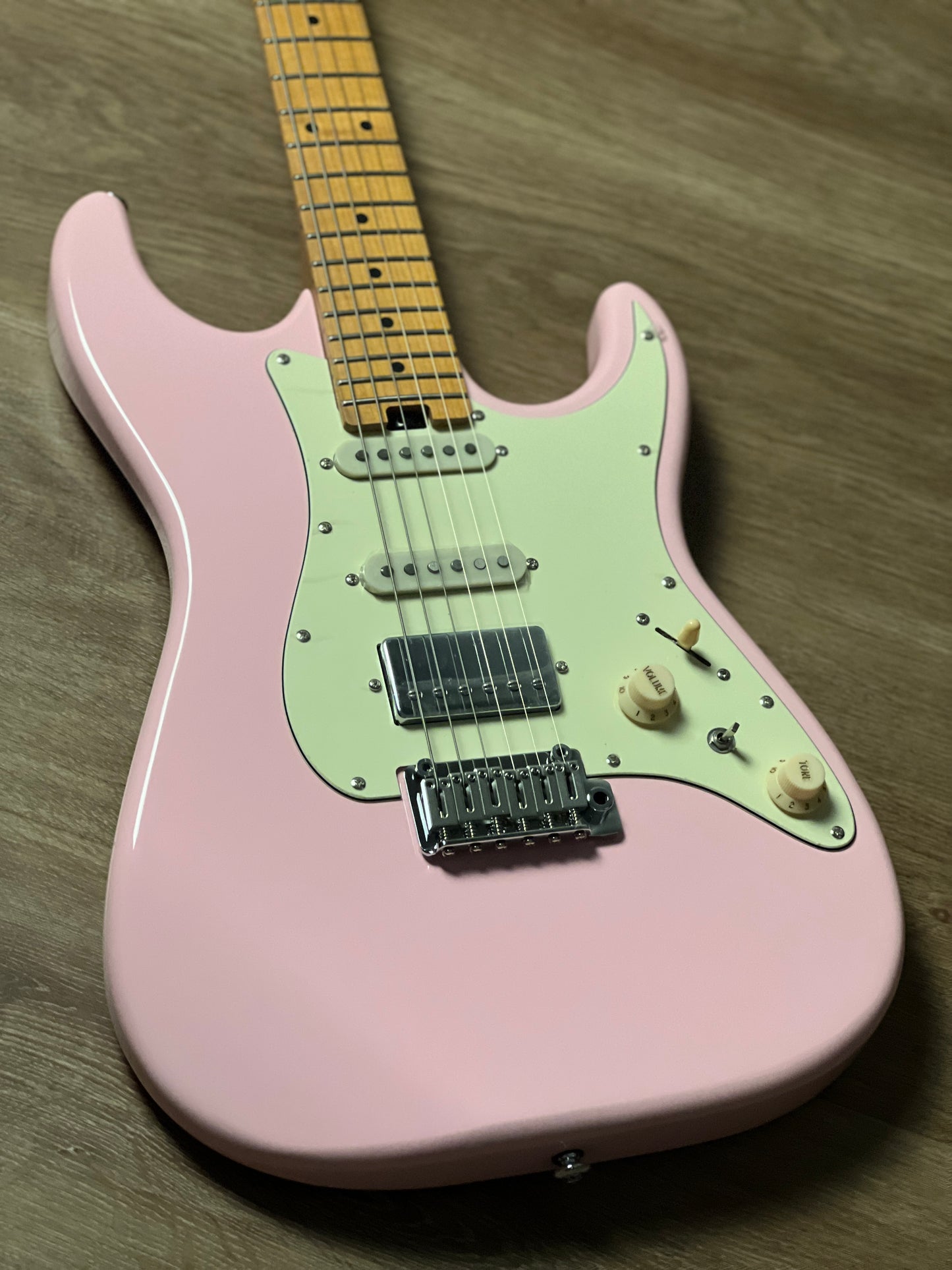 Soloking MS-1 Classic MKII in Shell Pink with Roasted Maple FB