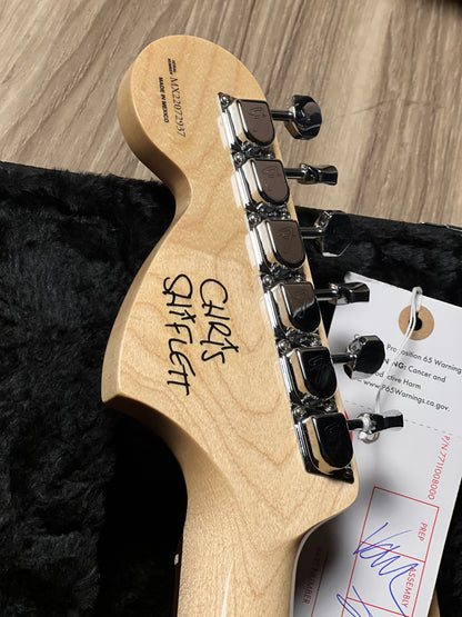 Fender Chris Shiflett Telecaster Deluxe with Case in Shoreline Gold MX22072937