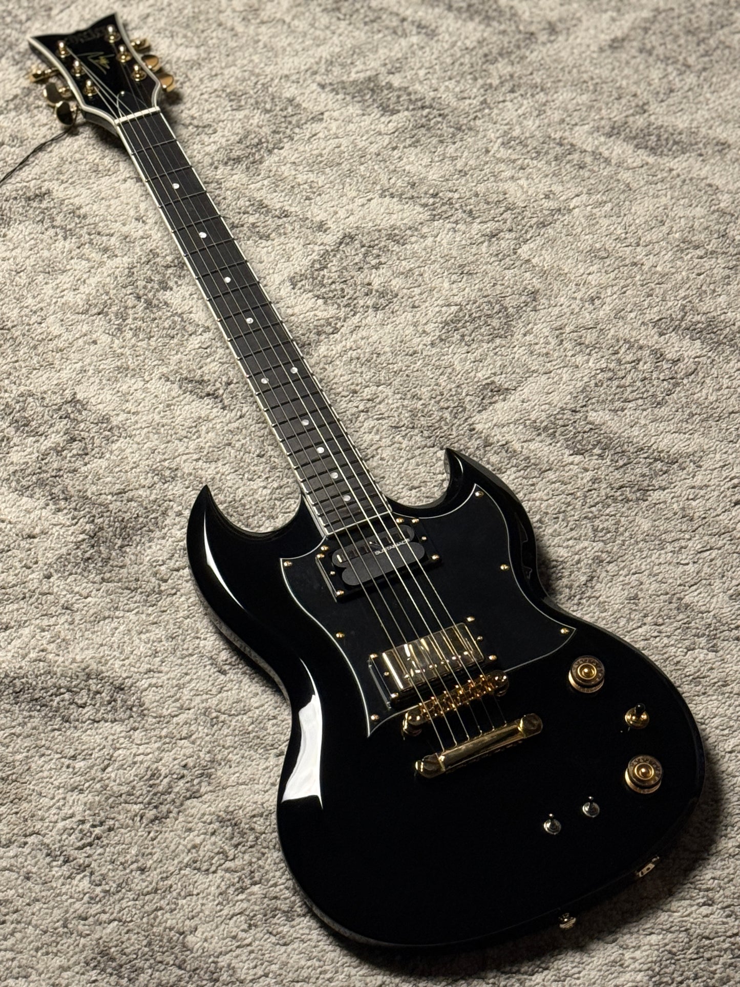 Schecter ZV-H6LLYW66D-S Zacky Vengeance Signature in Gloss Black W26010038