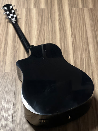 Fender CD60S Solid Top Dreadnought Acoustic Guitar in Black