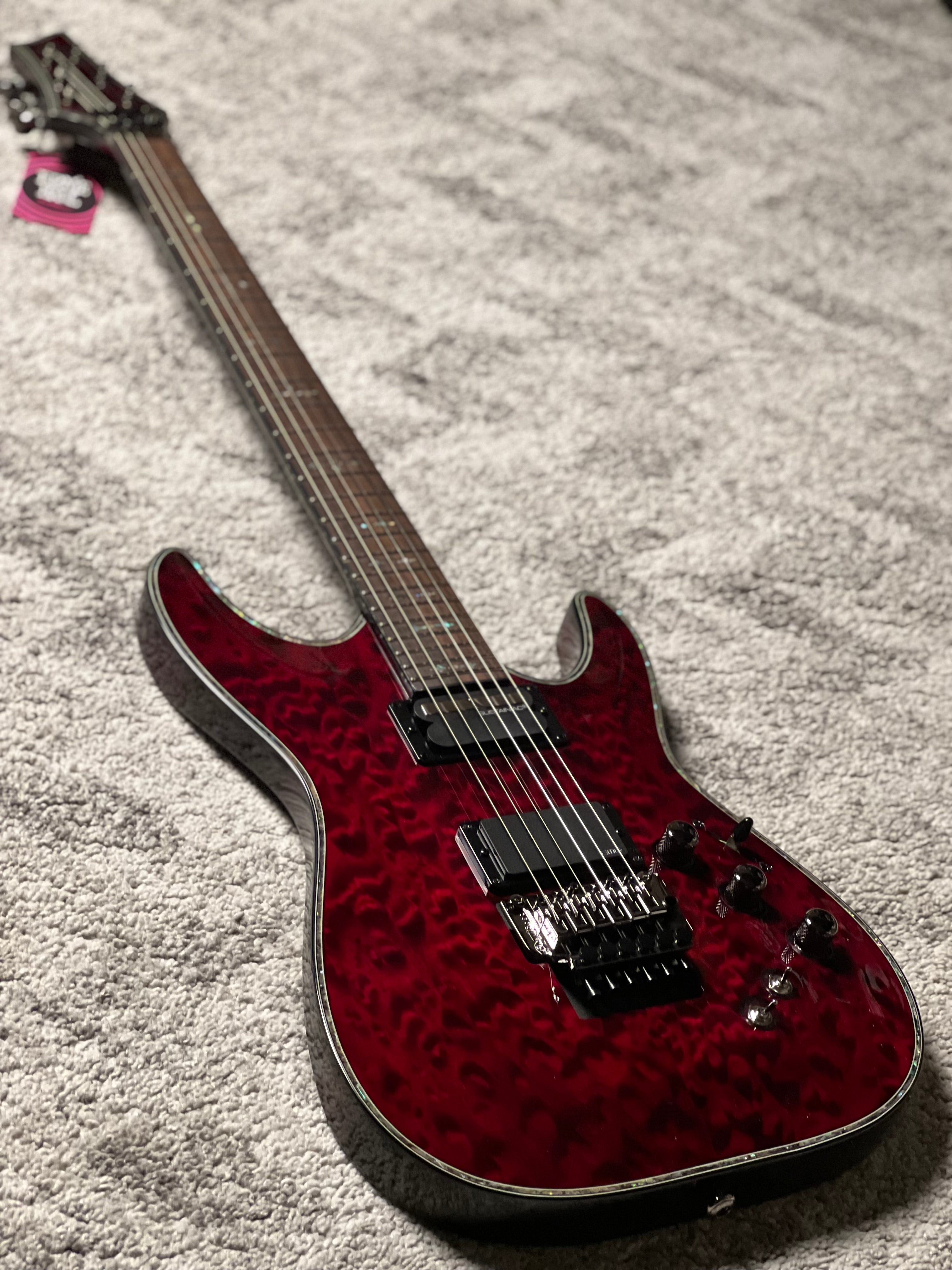 cherryオーダーページ Schecter Omen Extreme-6 FR 6-String Electric Guitar - Black Cherry