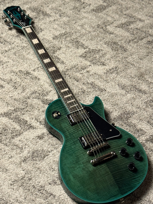 Epiphone Les Paul Custom Widow in Peacock Green