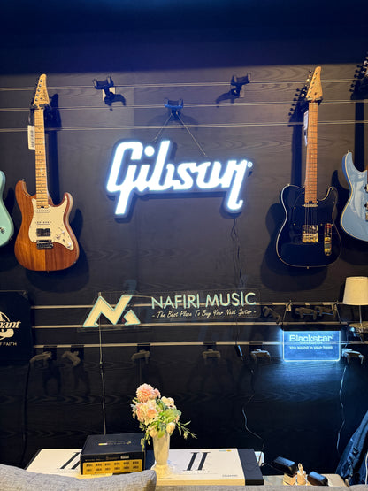 Gibson Logo LED Sign 30” Original with Adaptor