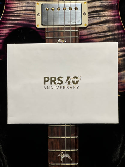 PRS 40th Anniversary Special Semi Hollow Limited Edition in Charcoal Purple Burst 0419137