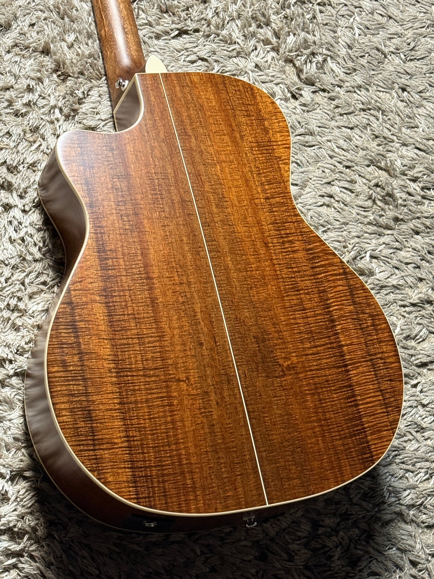 Cort Essence ES-GA4-BTSG Grand Auditorium Special Acoustic Guitar, Black Top Semi Gloss