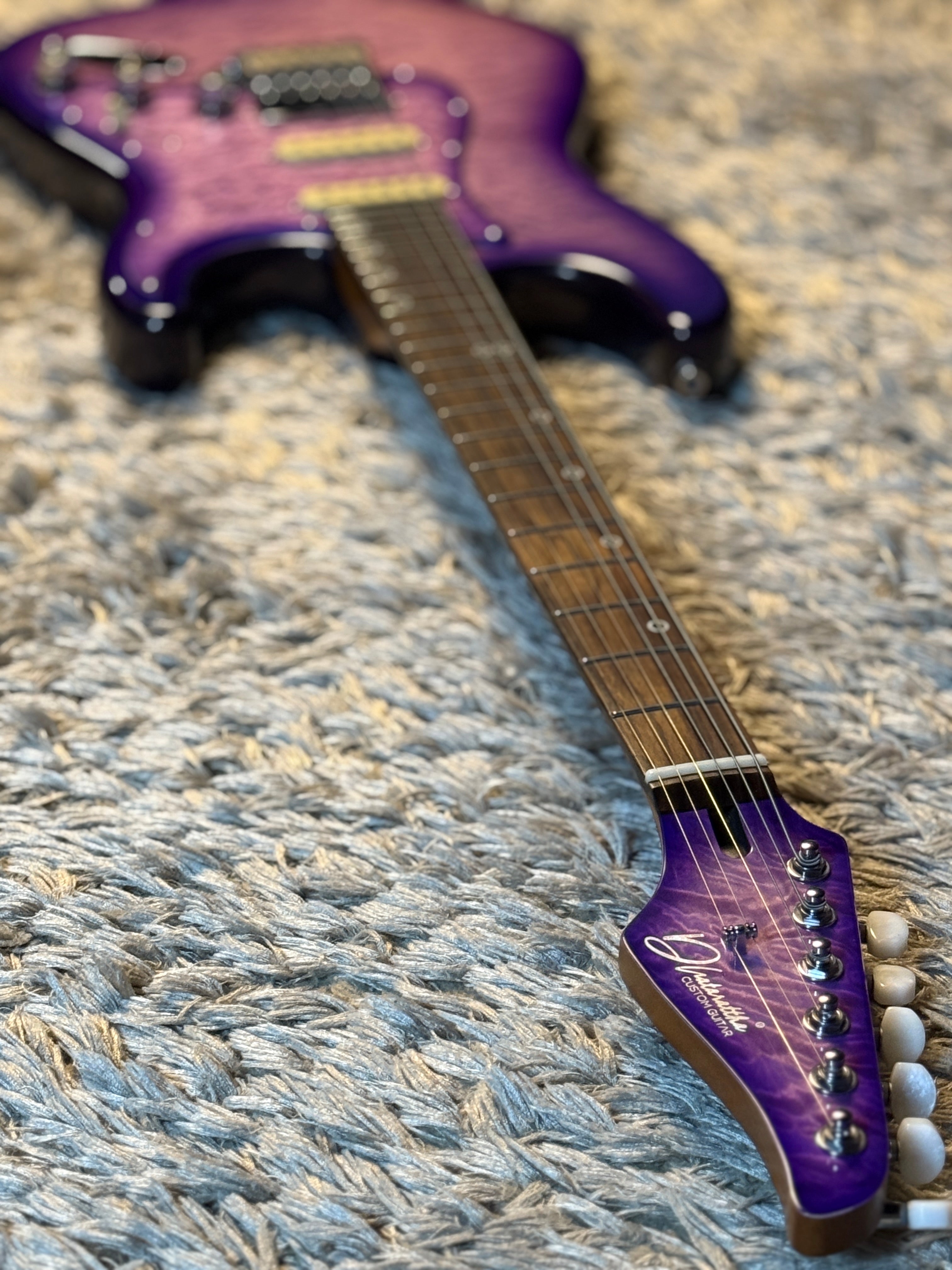 Dhatarattha Custom DST HSS Quilt in Purple Amethyst Burst with