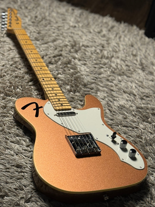 Fender Japan Limited Edition F Hole Telecaster Thinline with Maple FB in Penny JD21023114