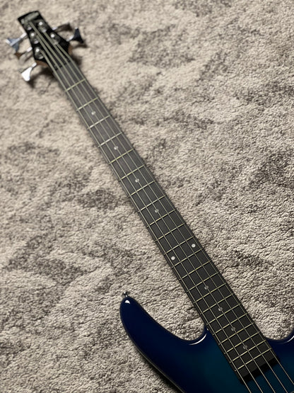 Ibanez GSR205-BMT 5-String in Blue Moon Burst